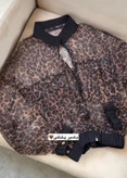 بامبر جکت زنانه پلنگی شومیز مجلسی پس کرایه