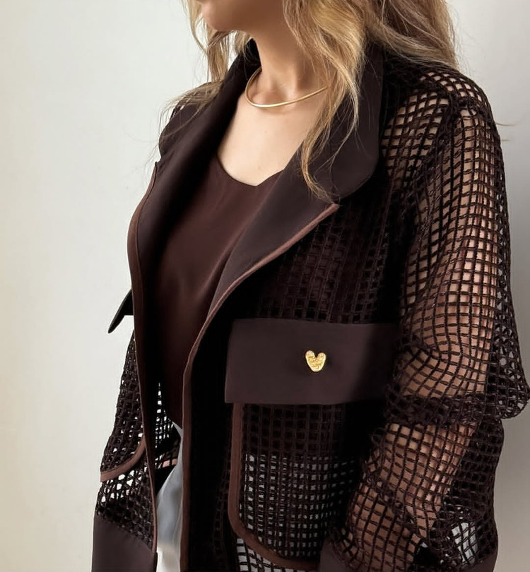شومیز حصیری زنانه مجلسی پس کرایه
